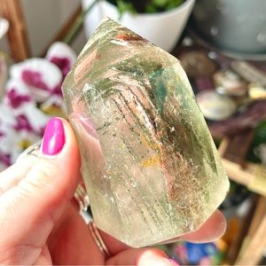 🌿Natural Garden Quartz Lodolite Consciousness Crystal Tower🌿